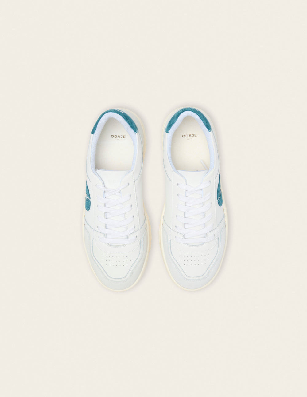 Baskets Basses Nora - Gris Clair Blanc Bleu