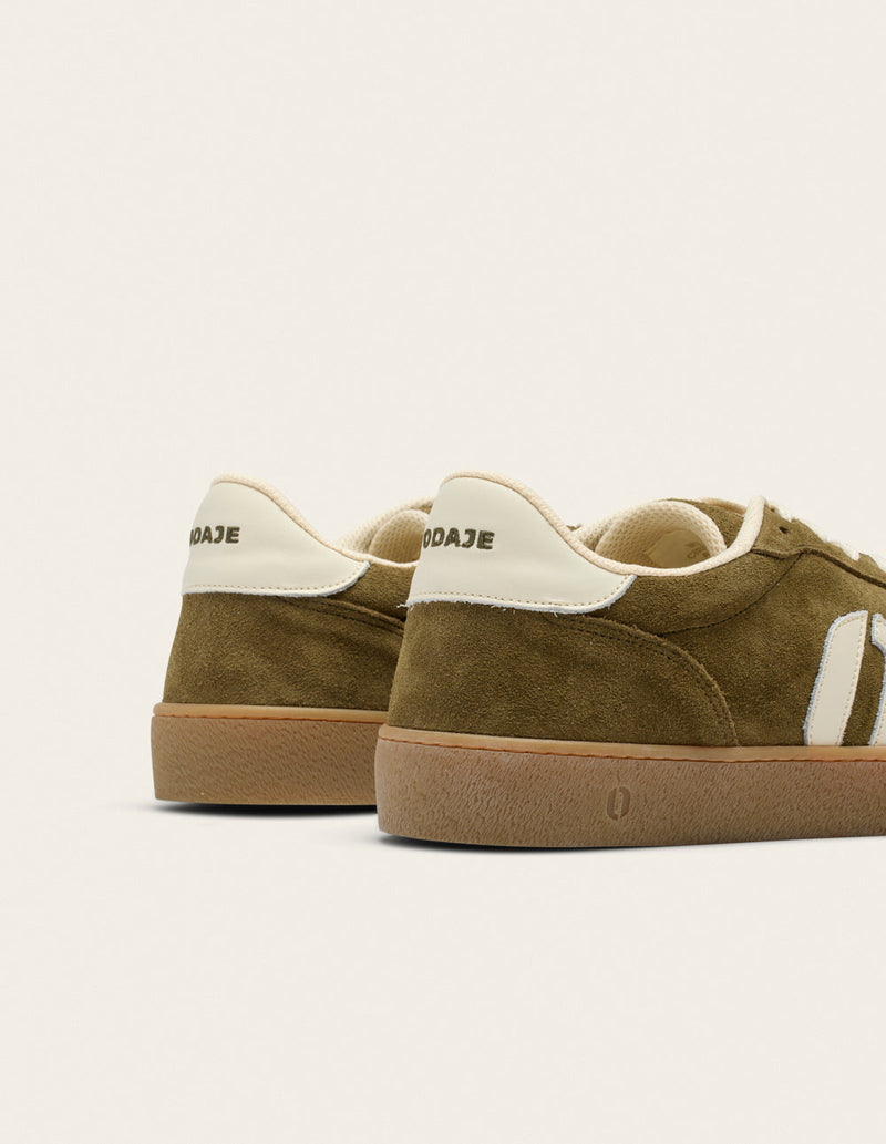 Baskets Basses Pablo - Kaki Écru