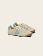 Baskets Basses Riya - Beige Bleu