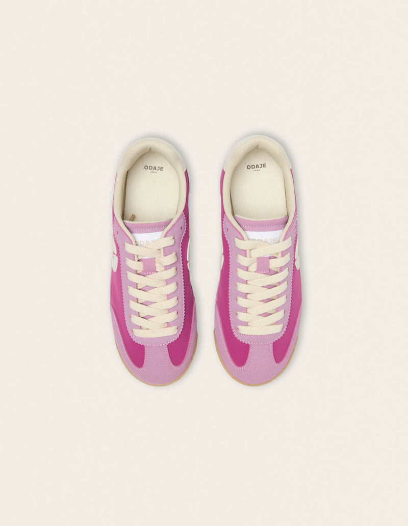 Baskets Basses Riya - Violet Écru