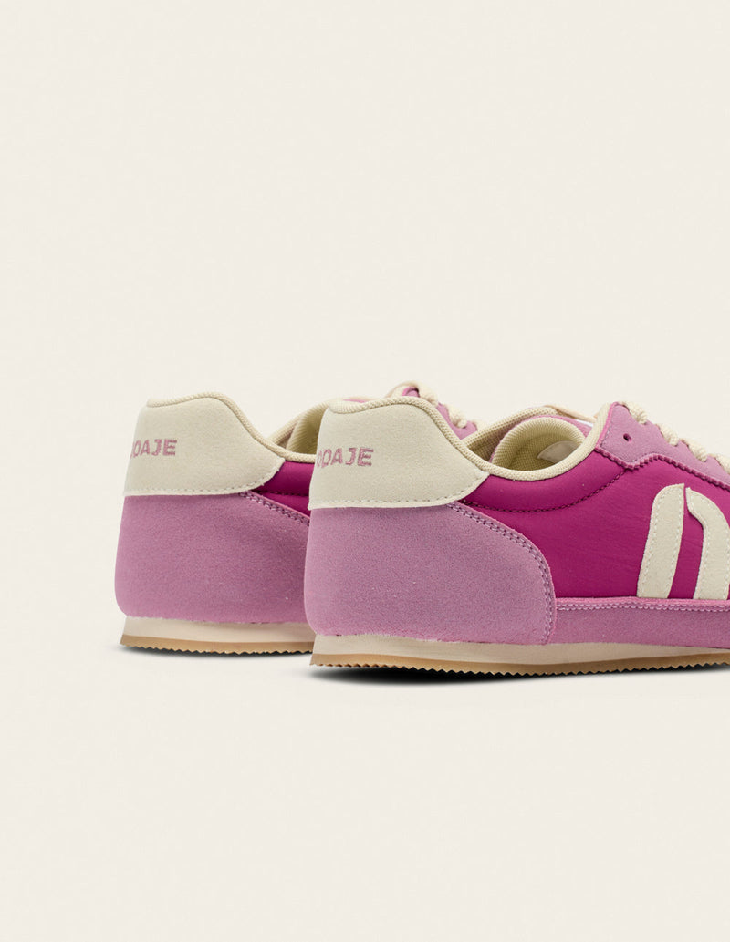 Baskets Basses Riya - Violet Écru