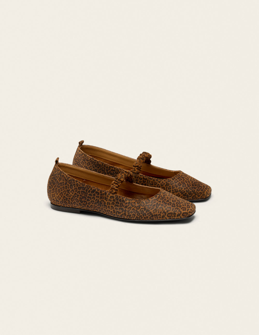 Ballerines Serra - Suède Léopard