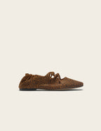 Ballerines Tula - Suède Léopard