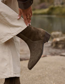 Bottines Sybille - Suède Kaki