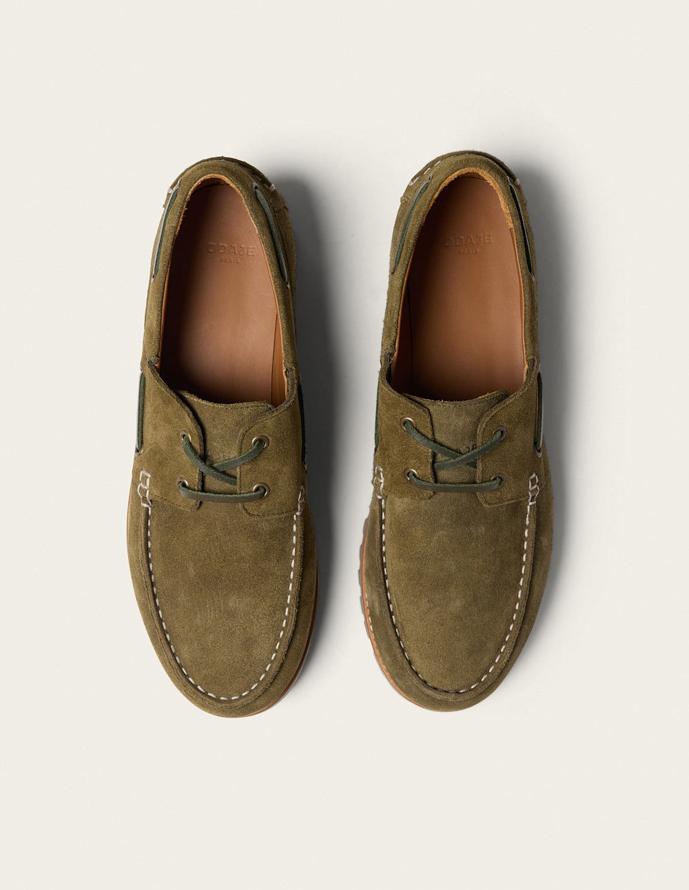 Chaussures Bateau Tom - Suède kaki
