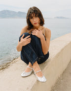 Escarpins Tovia - Cuir argenté