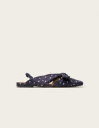 Sandales Yana - Pois marine