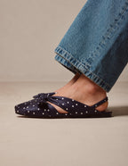 Sandales Yana - Pois marine