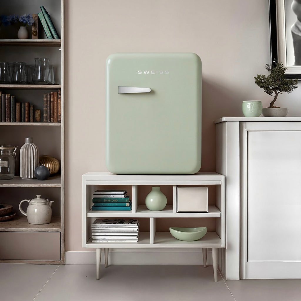 Vintage Mini Fridge - Green