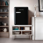 Vintage Mini Fridge - Black