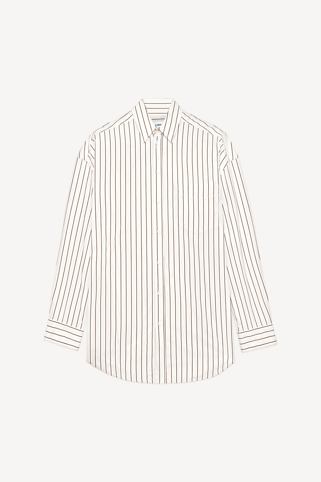 Margaux Lonnberg - Camisa Wenders - Brown Stripes