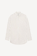 Margaux Lonnberg - Camisa Wenders - Brown Stripes
