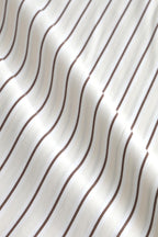 Margaux Lonnberg - Camisa Wenders - Brown Stripes