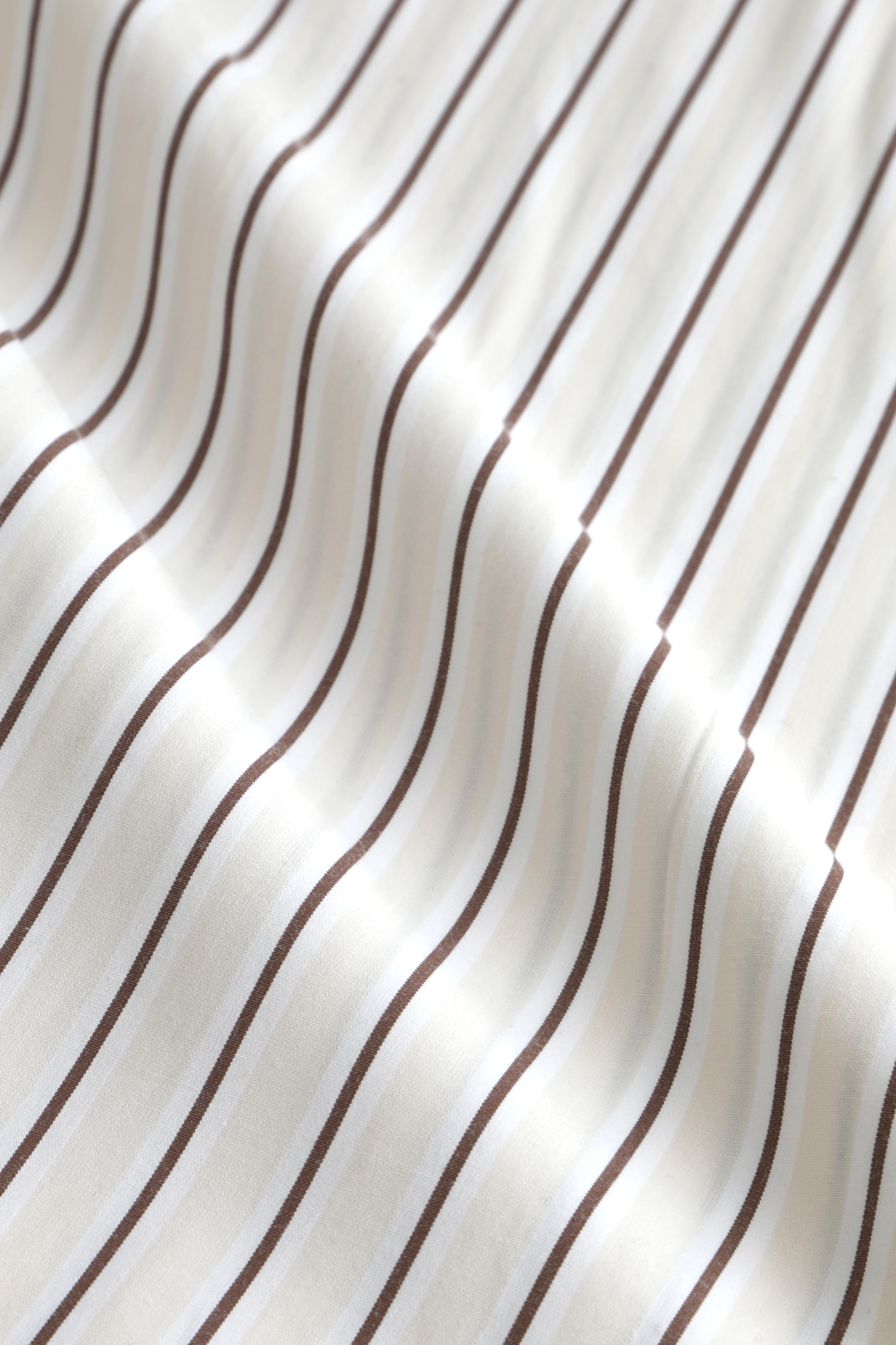 Margaux Lonnberg - Camisa Wenders - Brown Stripes