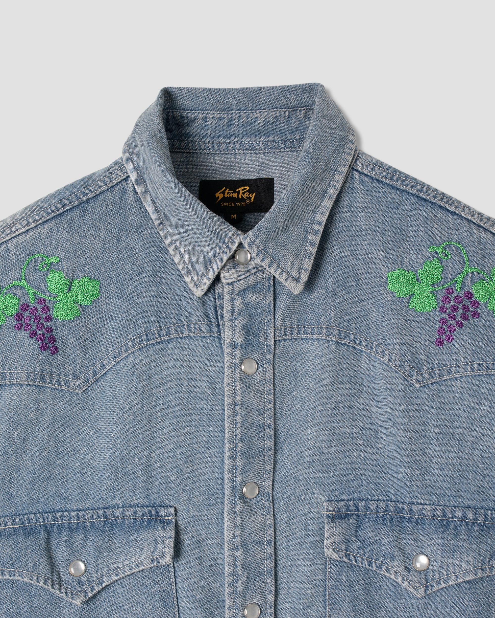 Western Shirt - Stonewashed Denim