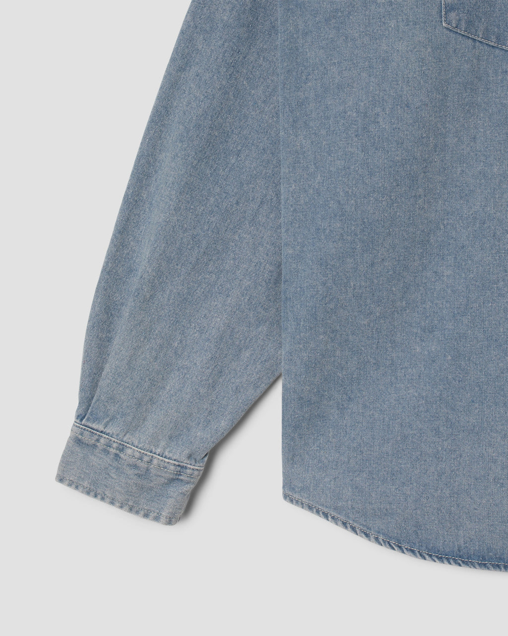 Western Shirt - Stonewashed Denim