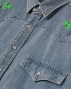 Western Shirt - Stonewashed Denim