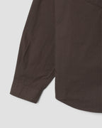 Western Shirt - Washed Black Poplin
