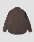 Western Shirt - Washed Black Poplin