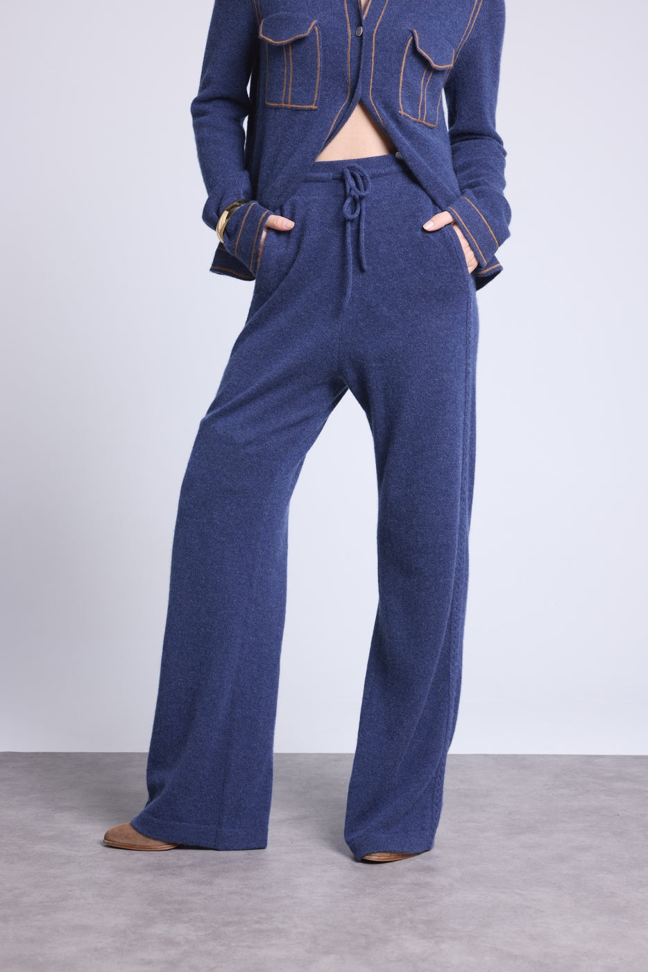 Westy Braided Trousers - Indigo - Women