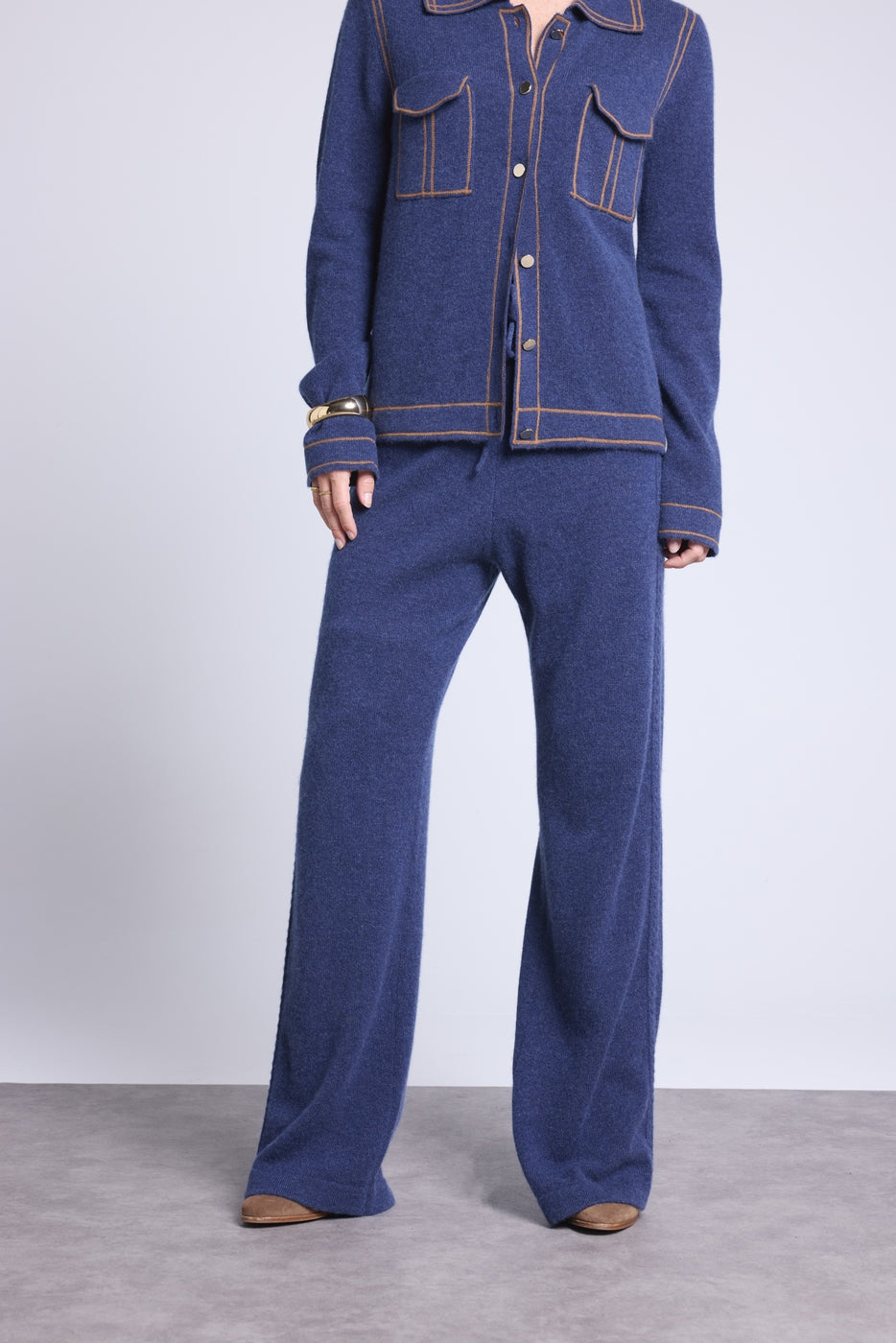 Westy Braided Trousers - Indigo - Women