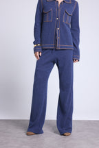 Westy Braided Trousers - Indigo - Women