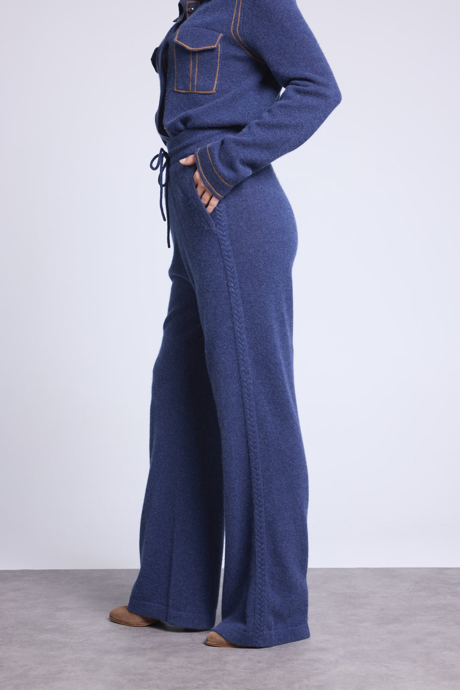Westy Braided Trousers - Indigo - Women