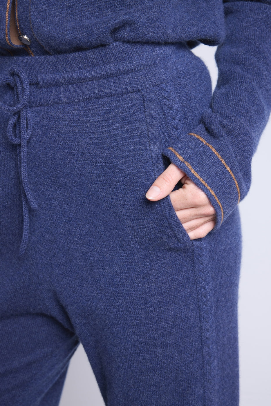 Westy Braided Trousers - Indigo - Women
