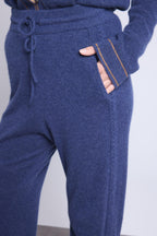 Westy Braided Trousers - Indigo - Women
