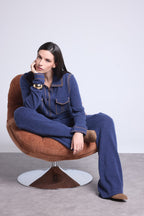 Westy Braided Trousers - Indigo - Women