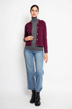 Cardigan - Bordeaux - Donna