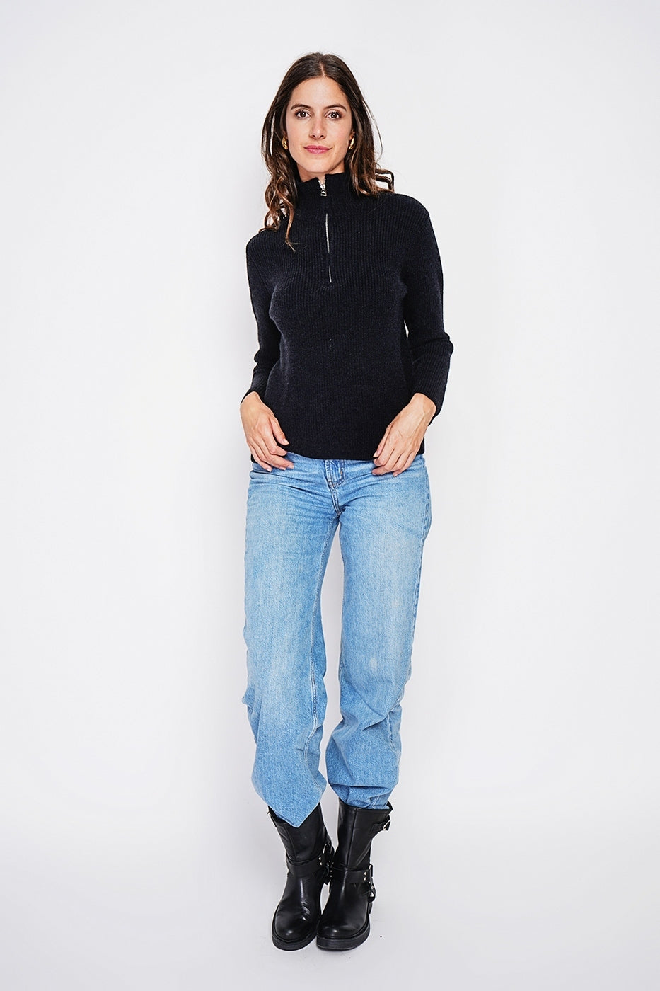 Jersey - Negro - Mujer