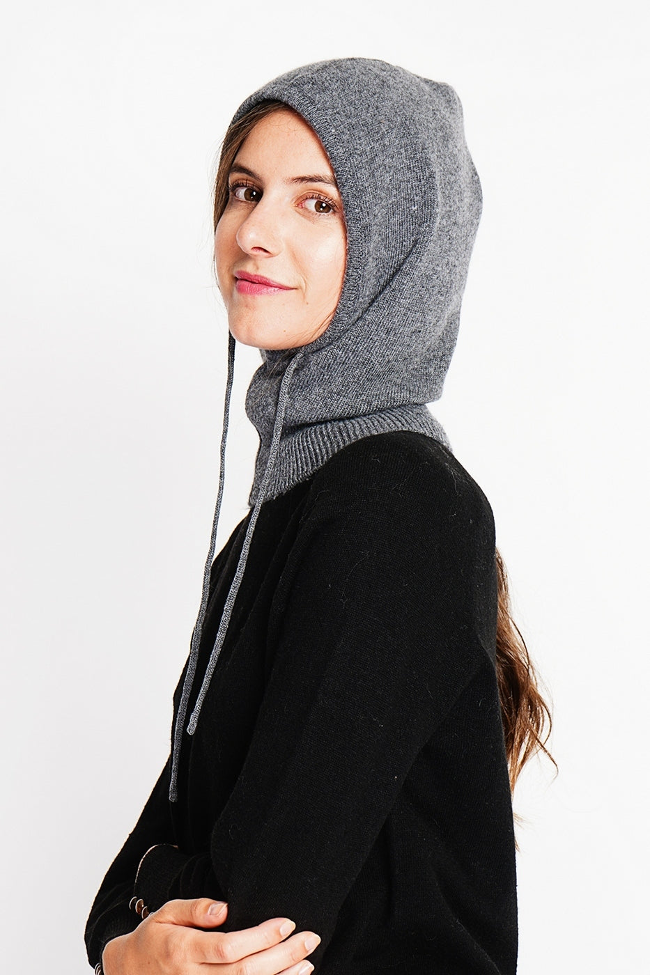 Cagoule Côtelée – Loup – Femme