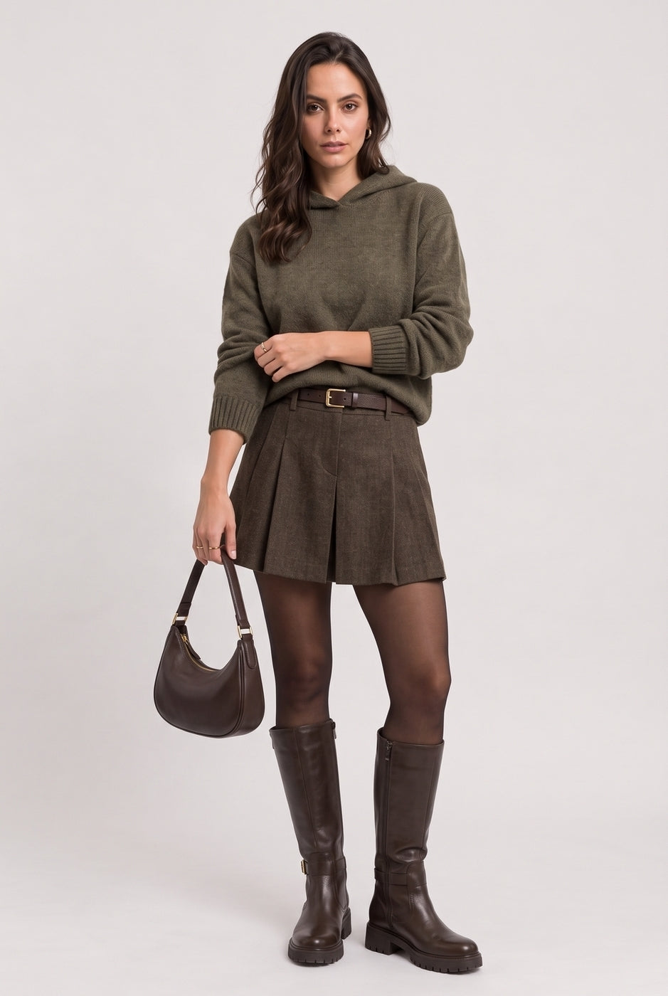 Maglione - Cachi - Donna