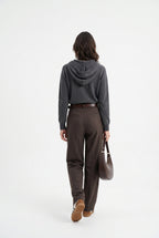 Pull À Capuche Oversize – Loup – Femme