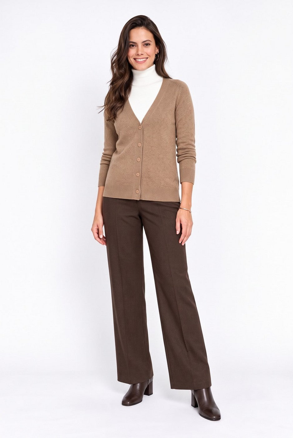Cardigan - Camel - Women