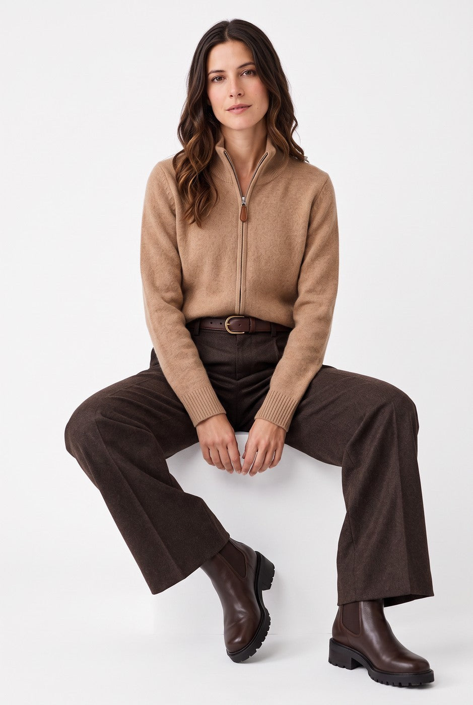 Cardigan - Cammello - Donna