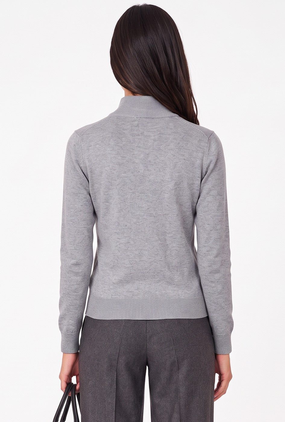 Cardigan - Grigio flanella - Donna