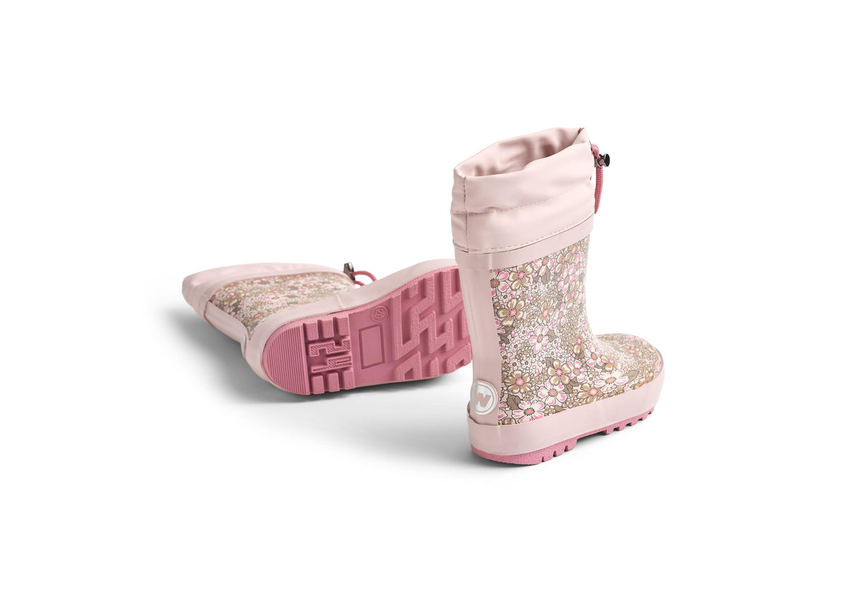 Bottes De Pluie Thermo - Dim Rose Flowers
