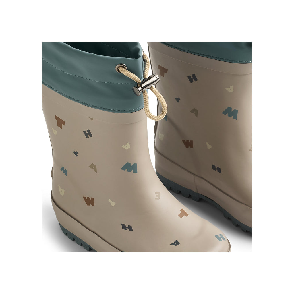 Thermal Wellies - Grey Moon Letters