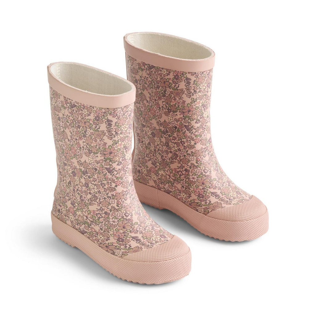 Botas de agua Boueuses - Pradera de flores empolvadas - Júnior