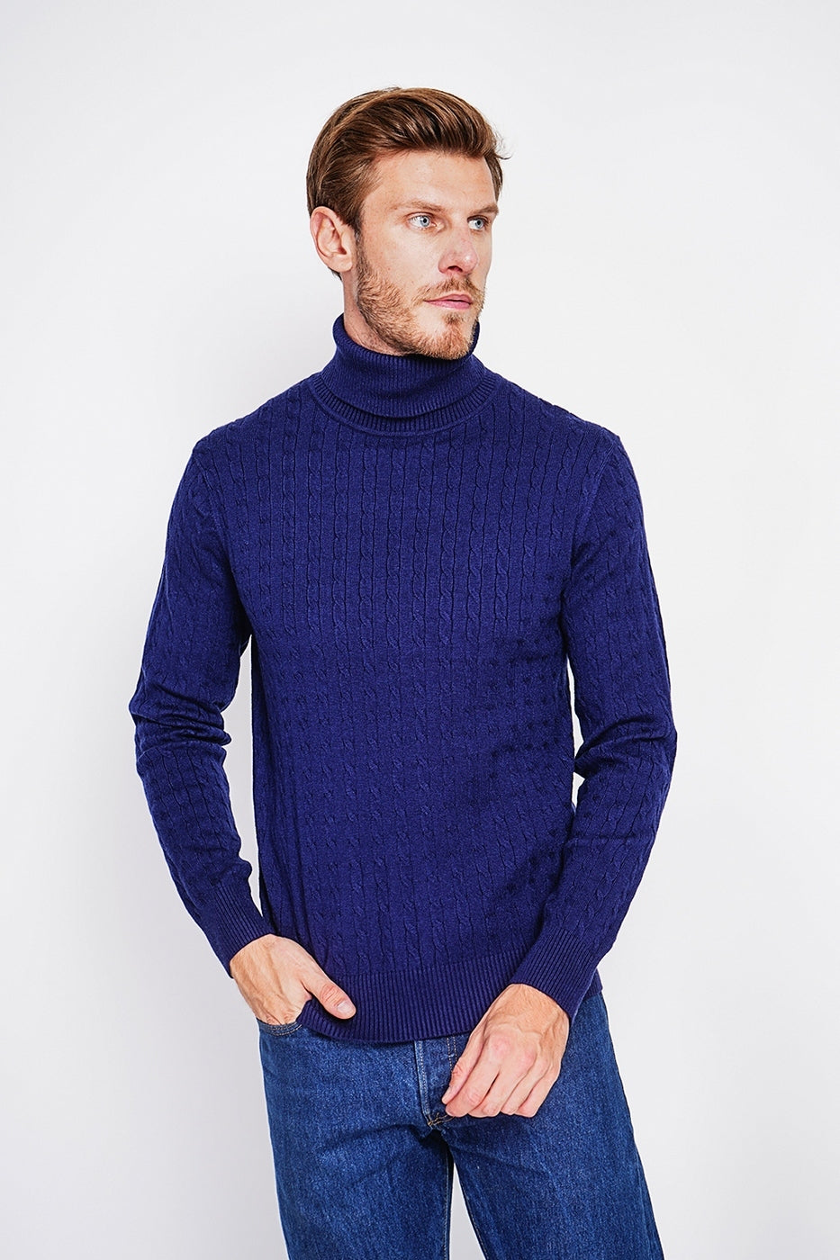 Maglione - Blu notte - Uomo