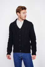 Cardigan - Nero - Uomo