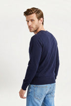 Maglione - Blu notte - Uomo