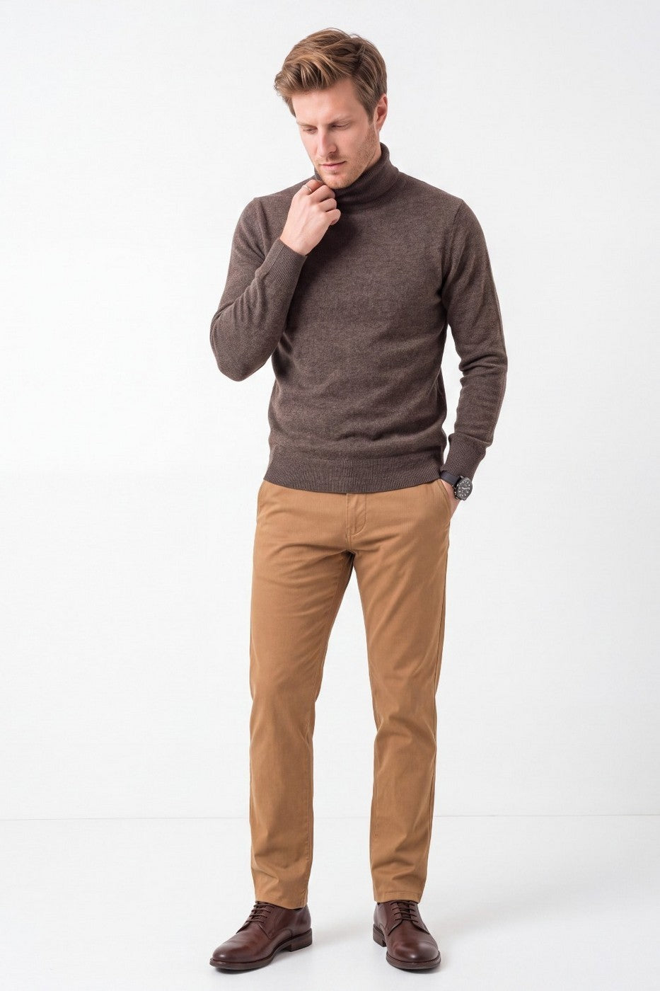 Jersey - Café - Hombre
