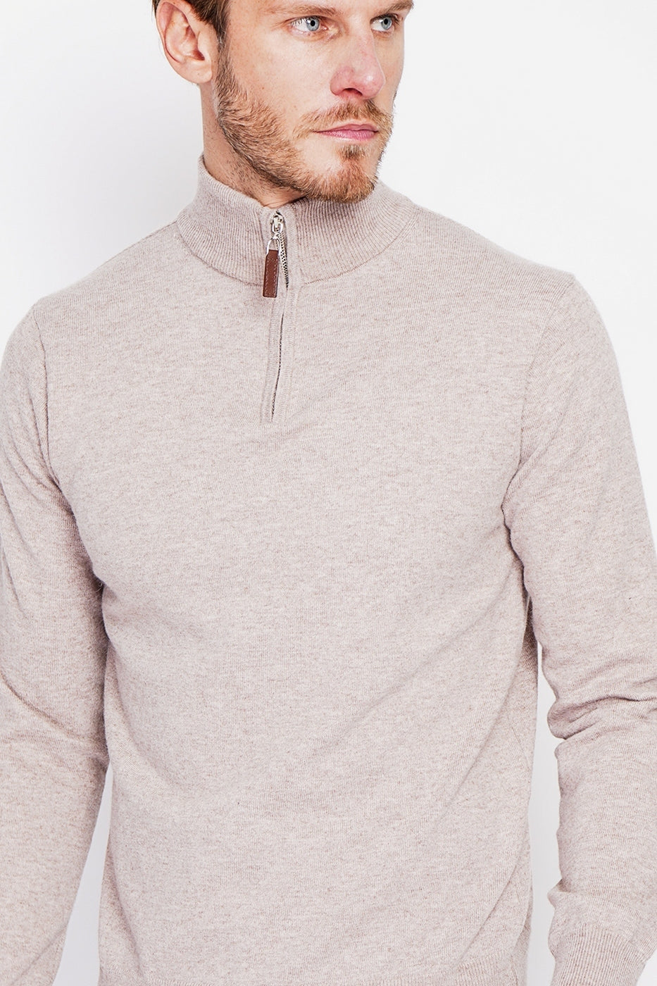 Pull Camionneur Zippé – Désert – Homme