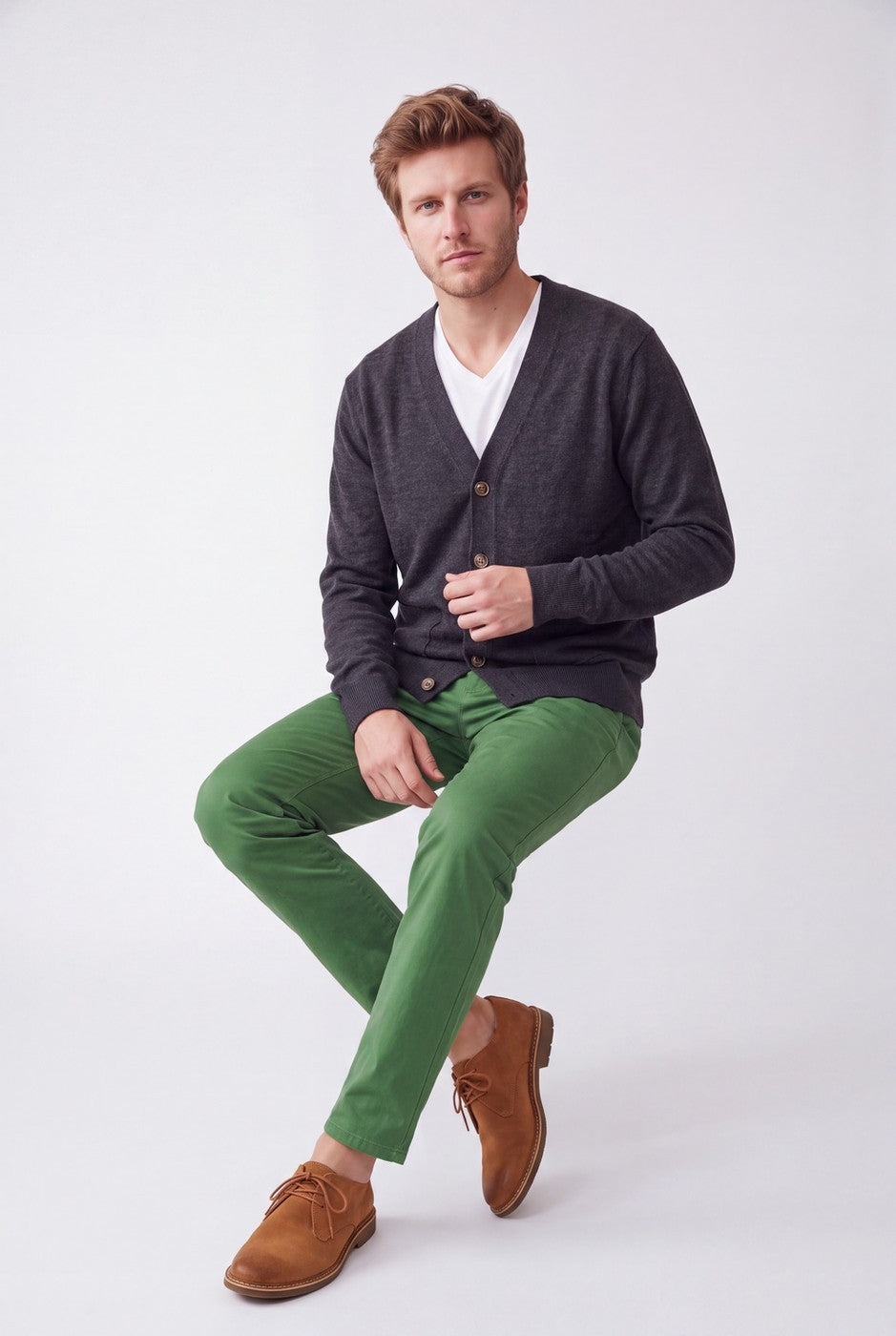 Men's cardigan - Wolf