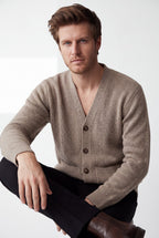 Pull Camionneur Zippé – Désert – Homme