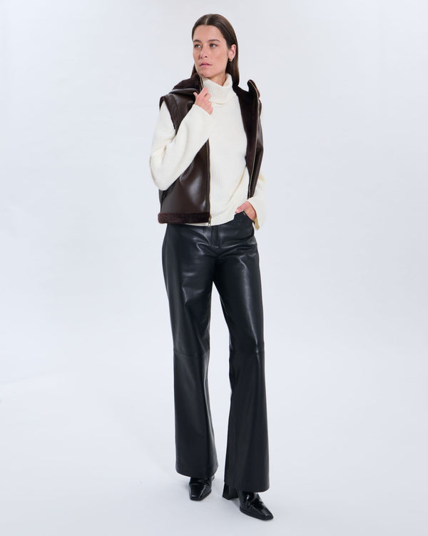 Gilet Gentab chocolat_1