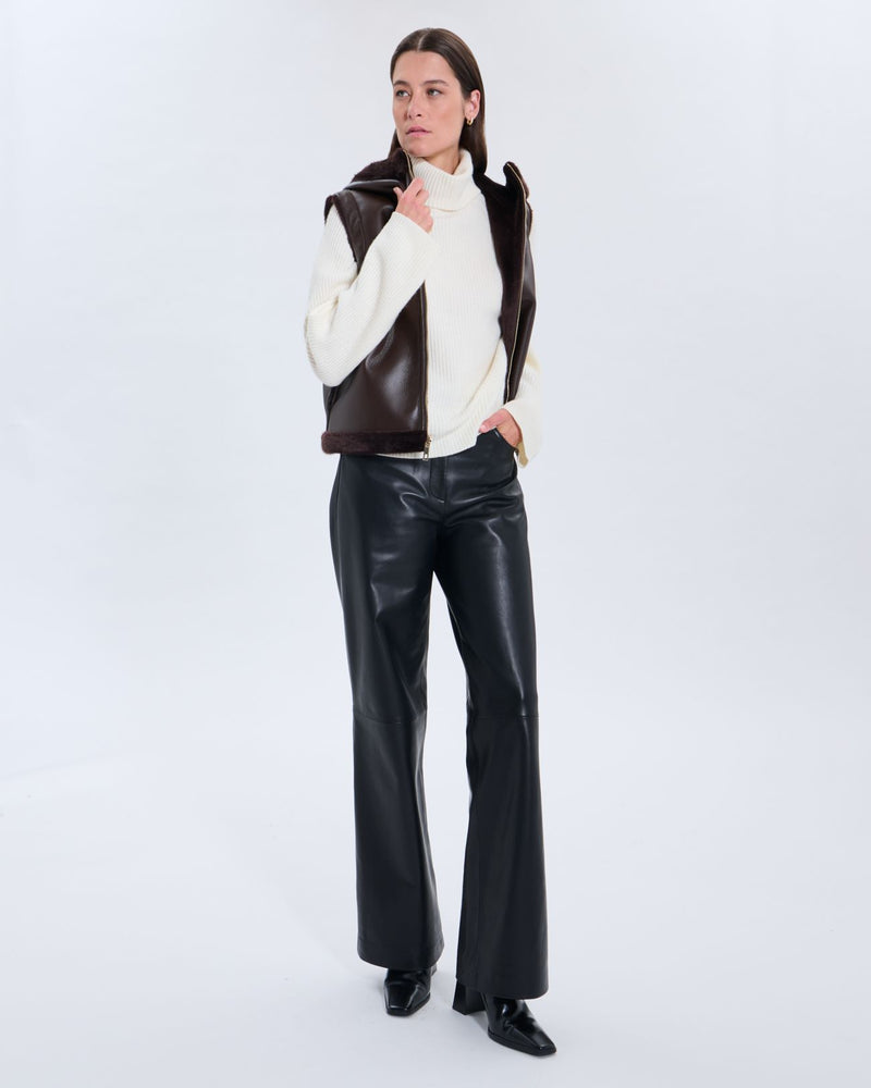 Gilet Gentab chocolat_1